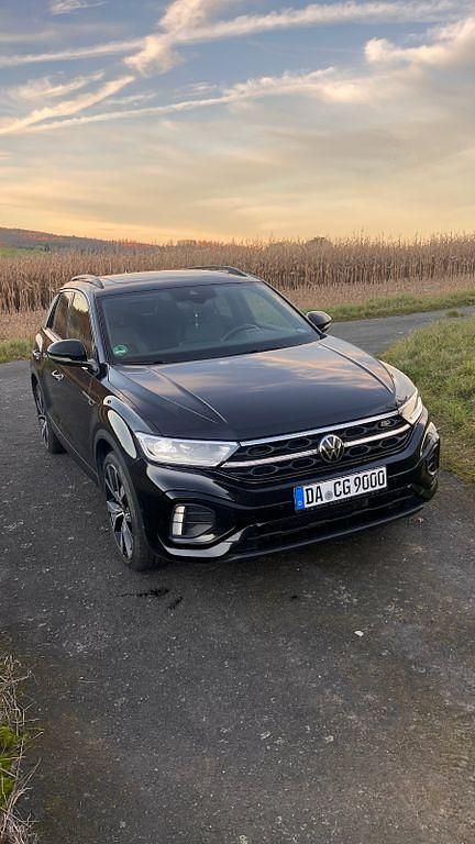 Schwarz Gebraucht 2022 VW T-Roc R-line SUV | 28.700 € (Fairer Preis) - Bild 1/4