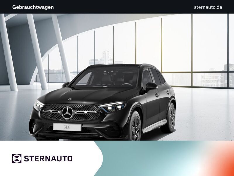 Obsidianschwarz Gebraucht 2023 Mercedes GLC300e AMG line SUV | 61.880 € (Fairer Preis) - Bild 1/4