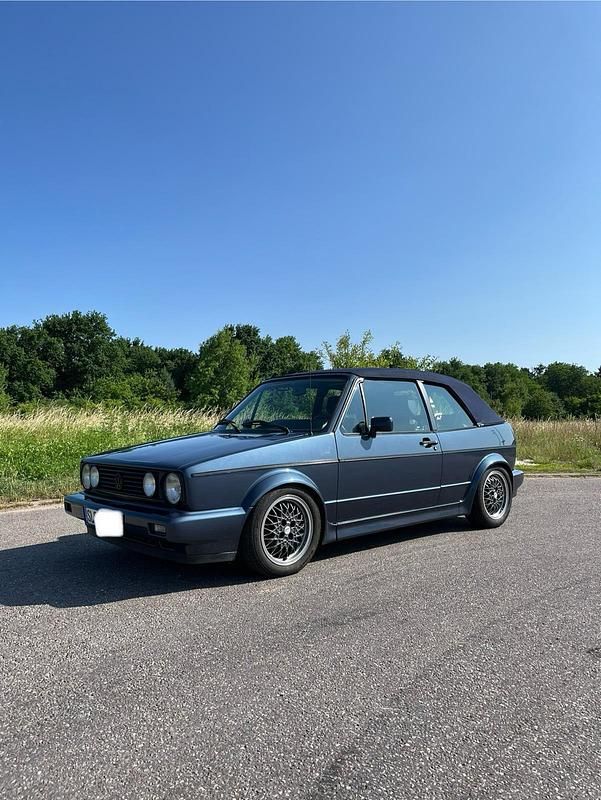 Blau Gebraucht 1989 VW Golf Cabriolet Cabrio | 11.999 € - Bild 1/4