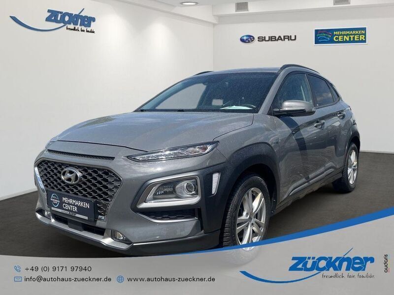 Galaxy grey / mic Gebraucht 2020 Hyundai Kona Style SUV | 20.990 € (Etwas zu teuer) - Bild 1/4