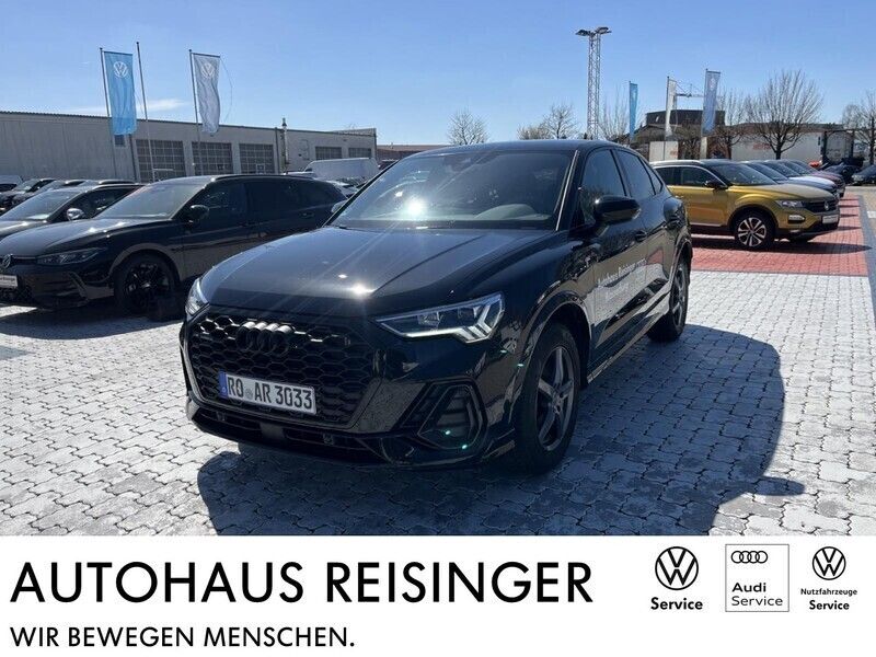 Schwarz Gebraucht 2023 Audi Q3 Sportback S-Line SUV | 49.900 € (Teuer) - Bild 1/4