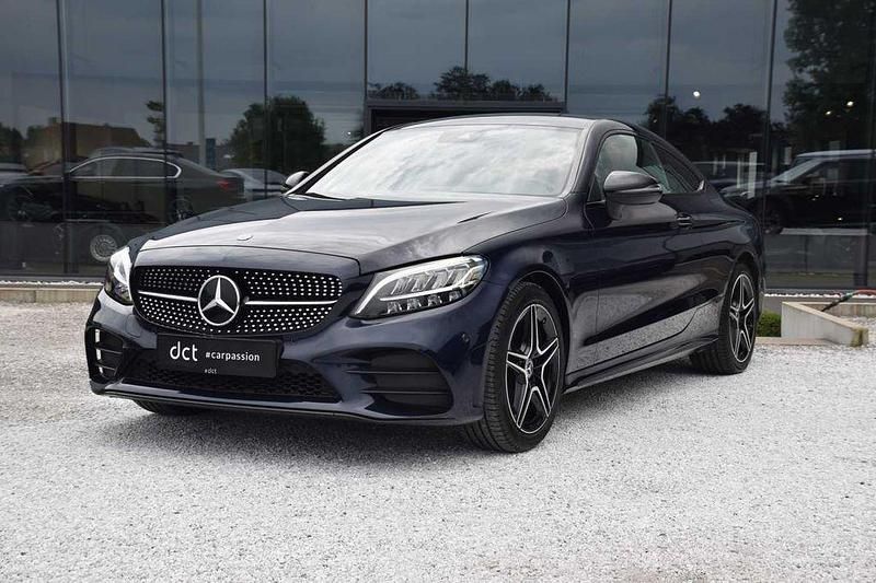 Blau Gebraucht 2018 Mercedes C220 AMG Coupé | 29.900 € (Fairer Preis) - Bild 1/4