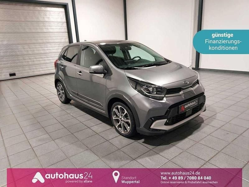 Grau Gebraucht 2021 Kia Picanto X-Line Kleinwagen | 14.990 € (Fairer Preis) - Bild 1/4
