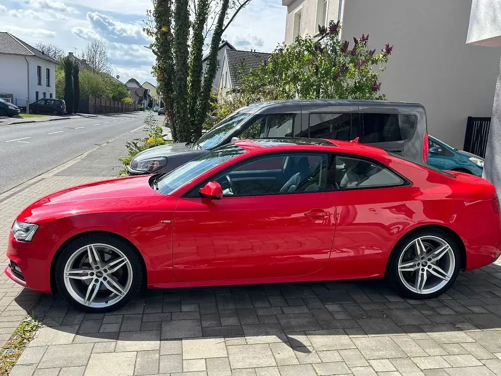 Second-hand Audi A5 S-Line 190 CP (139 kW) 2015 Roșu Coupe