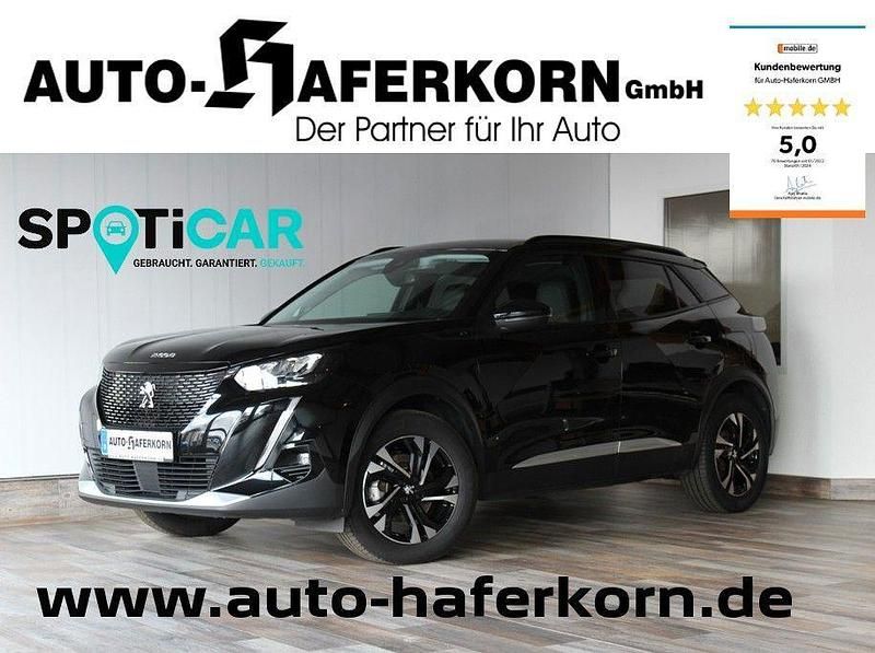 Schwarz Gebraucht 2022 Peugeot e-2008 Allure SUV | 16.499 € (Superpreis) - Bild 1/3