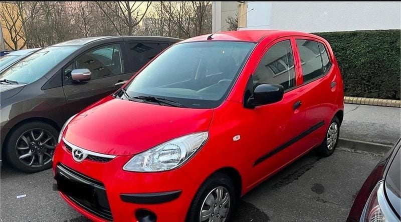 Gebraucht Hyundai i10 65 PS (47 kW) 2008 Rot Kleinwagen