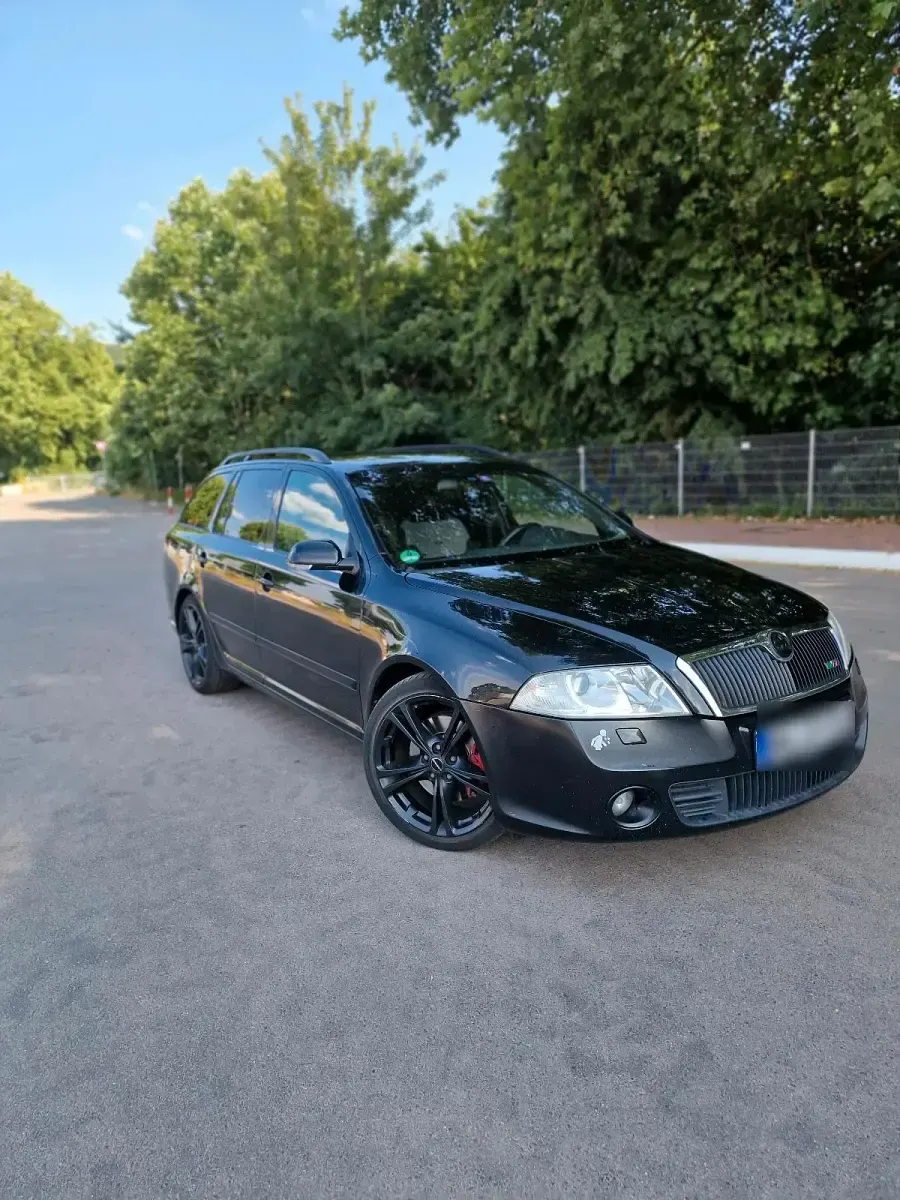 Gebraucht Skoda Octavia vRS 170 PS (125 kW) 2008 Schwarz Kombi