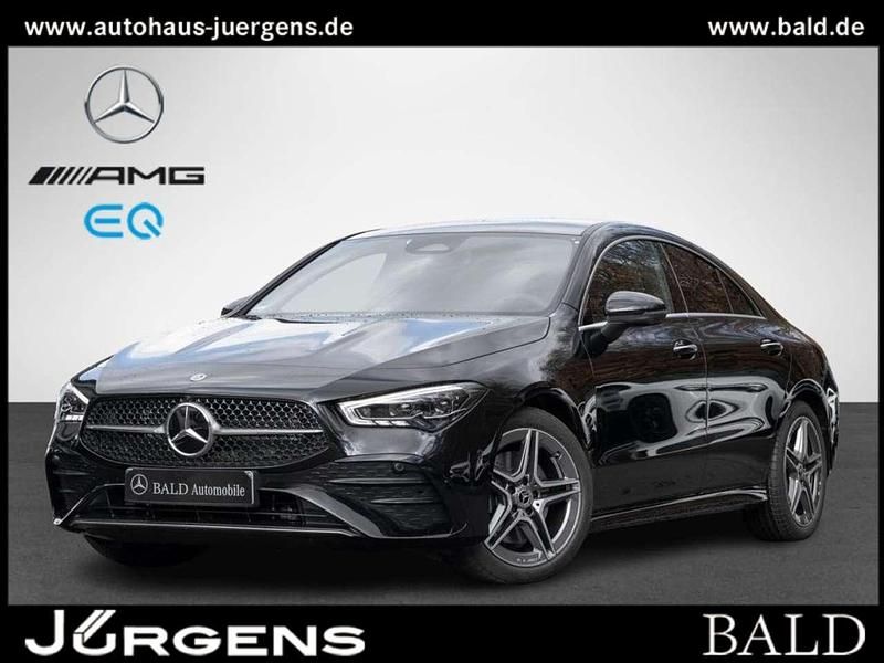 Schwarz unilack nachtschwarz Gebraucht 2025 Mercedes CLA200 AMG Coupé | 42.940 € (Teuer) - Bild 1/4