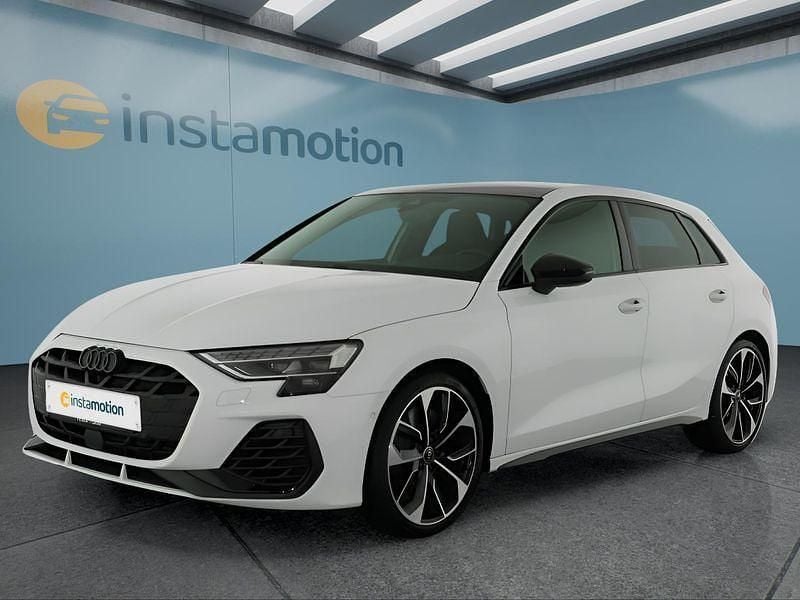 Weiß Gebraucht 2024 Audi S3 Sportback Kleinwagen | 43.399 € (Superpreis) - Bild 1/4