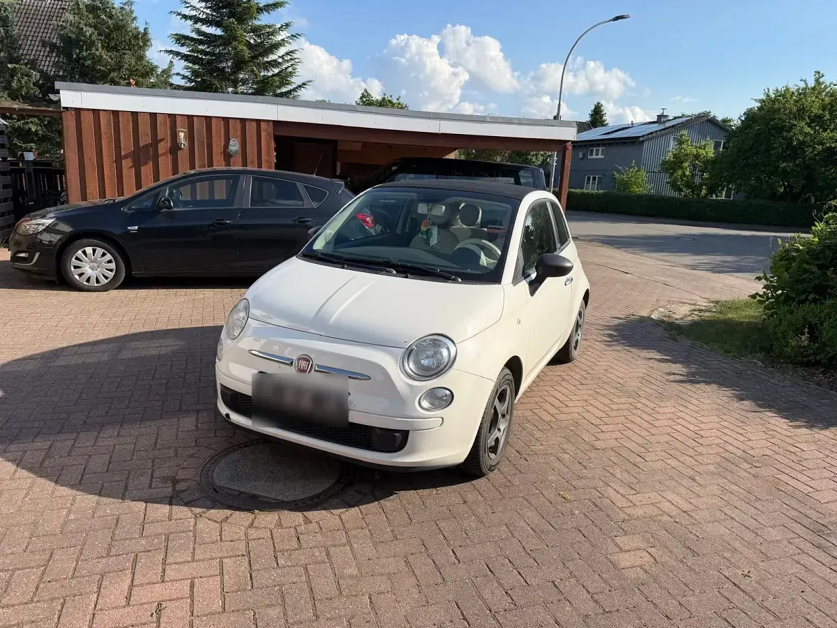 Gebraucht Fiat 500 69 PS (50 kW) 2012 Weiß Cabrio