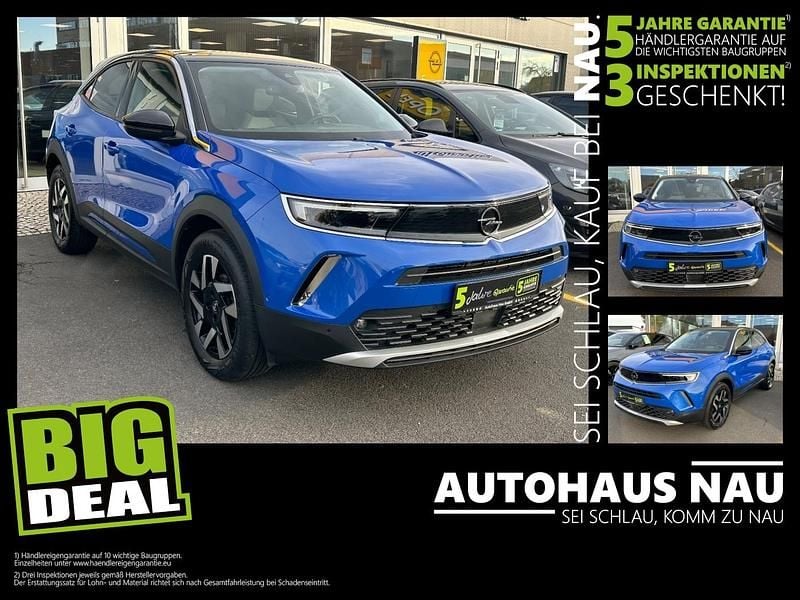 Perl blau/voltaik blau Gebraucht 2022 Opel Mokka Elegance SUV | 14.990 € (Fairer Preis) - Bild 1/4
