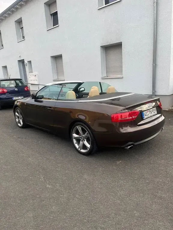 Gebraucht Audi A5 Cabriolet S-Line 211 PS (155 kW) 2009 Braun Cabrio