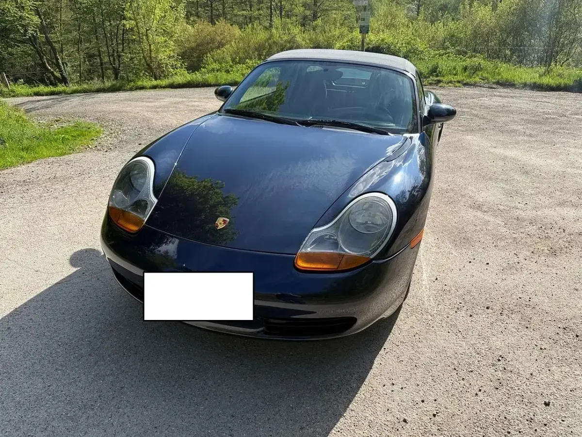 Usata Porsche Boxster 204 CV (150 kW) 1997 Blu Cabrio