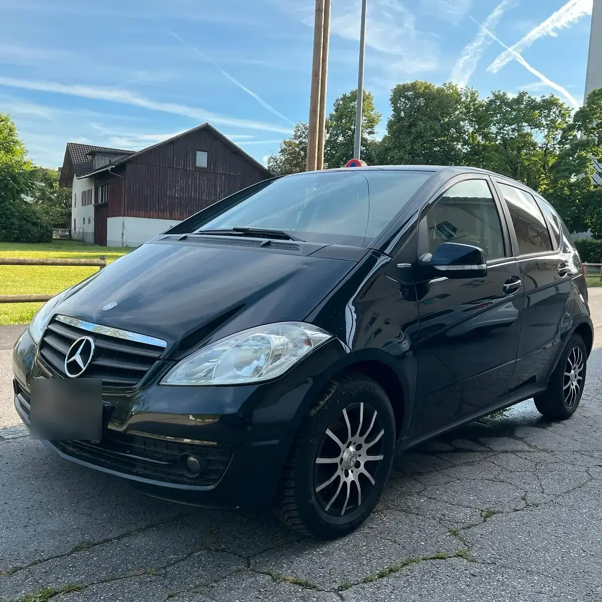 Gebraucht Mercedes A160 95 PS (69 kW) 2010 Schwarz Kleinwagen