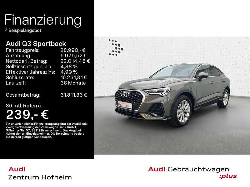 Chronosgrau metallic Gebraucht 2022 Audi Q3 SUV | 28.990 € (Guter Preis) - Bild 1/4