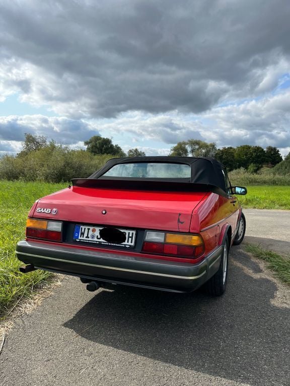 Gebraucht Saab 900 Cabriolet 160 PS (117 kW) 1990 Rot Cabrio