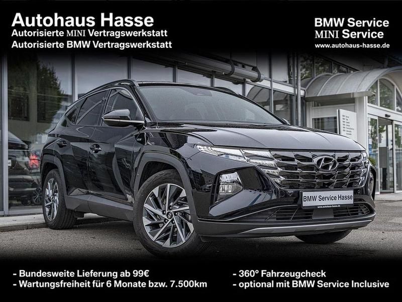 Phantom black / mic Gebraucht 2023 Hyundai Tucson Trend SUV | 26.490 € (Guter Preis) - Bild 1/4