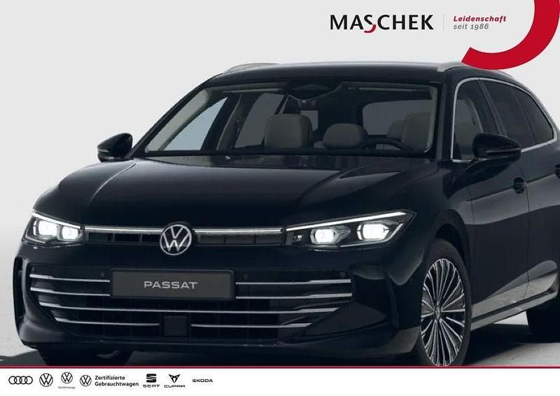 Grenadillschwarz metallic Neu 2025 VW Passat Elegance Kombi | 54.950 € (Teuer) - Bild 1/4