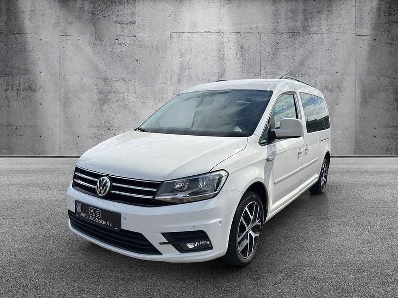 Weiß Gebraucht 2015 VW Caddy Maxi Comfortline Van / Kleinbus | 13.491 € (Superpreis) - Bild 1/4