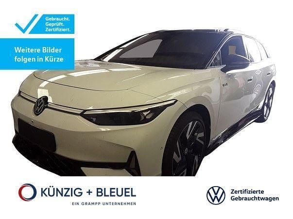 Gletscherweiß metallic Gebraucht 2025 VW ID.7 GTX Limousine | 52.490 € - Bild 1/4