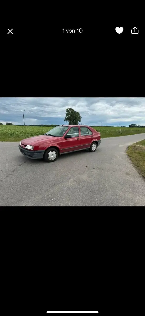 Gebraucht Renault 19 73 PS (53 kW) 1993 Rot Limousine