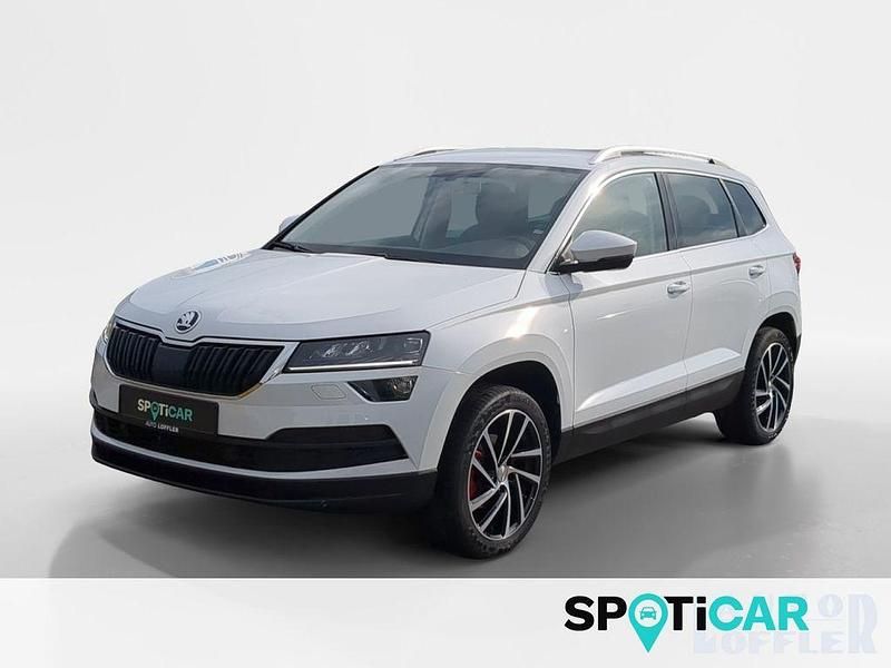 Moonweiß Gebraucht 2019 Skoda Karoq SUV | 22.900 € (Fairer Preis) - Bild 1/4