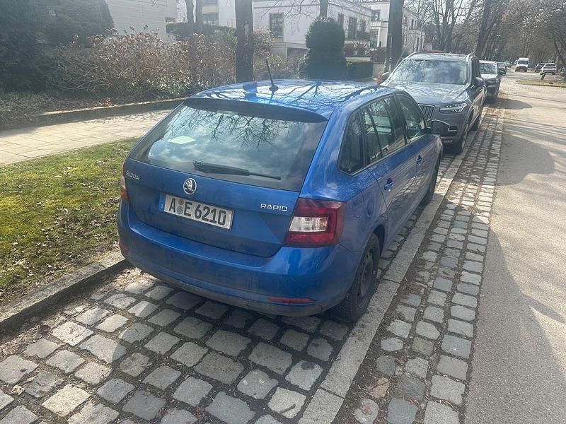 Gebraucht Skoda Rapid 110 PS (80 kW) 2018 Blau Kleinwagen