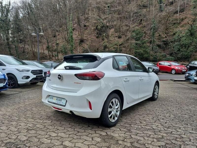 Gebraucht Opel Corsa Edition 75 PS (55 kW) 2021 Jade weiss/arktis weiss Kleinwagen
