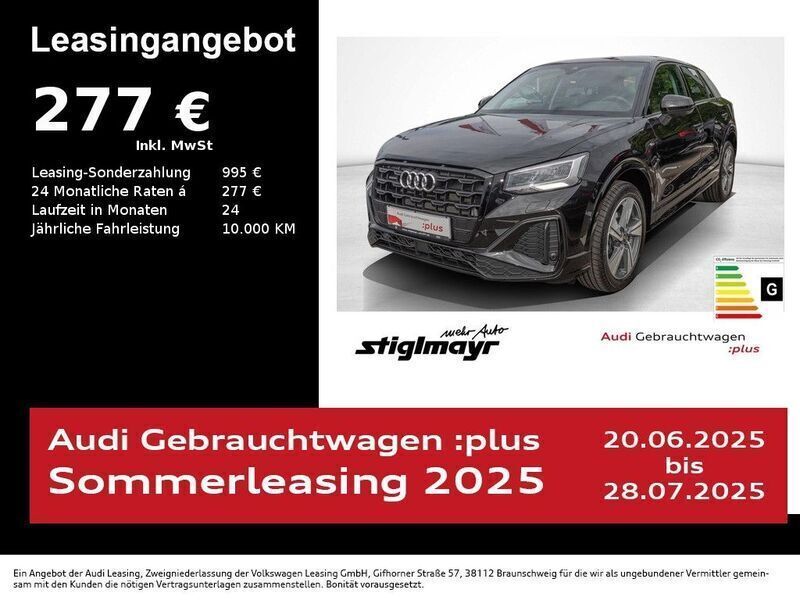 Schwarz Gebraucht 2024 Audi Q2 S-Line SUV | 38.990 € (Fairer Preis) - Bild 1/4
