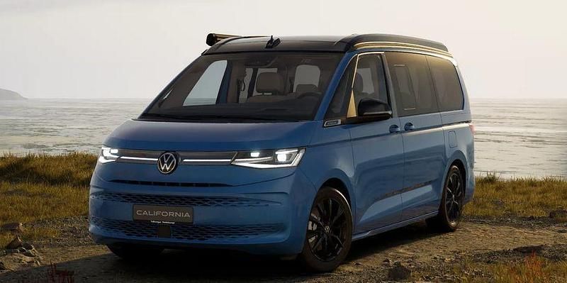 Neu VW T7 Beach 245 PS (180 kW) 2026 Medium blue / deep black perleff Van