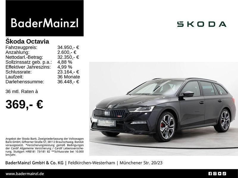 Blackmagic perleffekt Gebraucht 2024 Skoda Octavia RS Kombi | 39.930 € (Guter Preis) - Bild 1/3