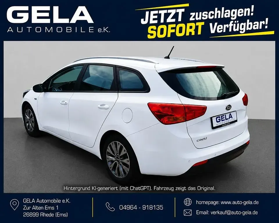 Gebraucht Kia Ceed Sportswagon DREAM-TEAM Edition 101 PS (74 kW) 2018 Weiß Kombi