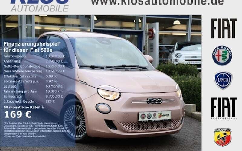 Gold Gebraucht 2022 Fiat 500e Icon Limousine | 18.990 € (Guter Preis) - Bild 1/4