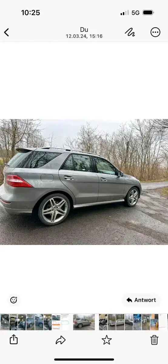 Gebraucht Mercedes ML350 258 PS (189 kW) 2012 Grau SUV