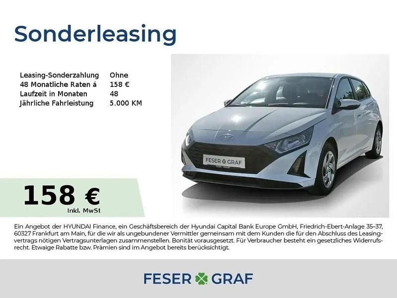 Weiß (atlas white) Neu 2025 Hyundai i20 Select Kleinwagen | 17.290 € (Guter Preis) - Bild 1/1