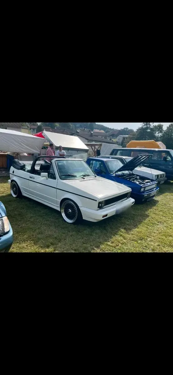 Gebraucht VW Golf Cabriolet 98 PS (72 kW) 1989 Weiß Cabrio