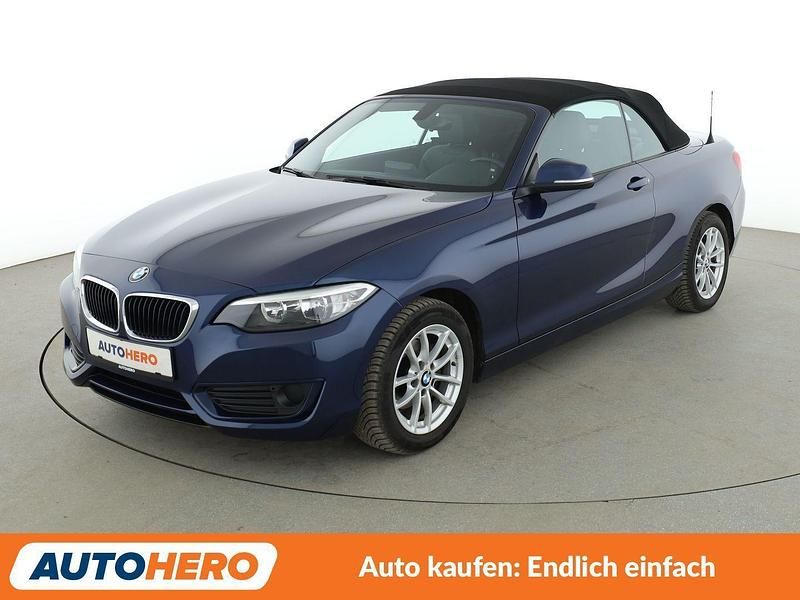 Gebraucht BMW 218 Basis 136 PS (100 kW) 2016 Blau Cabrio