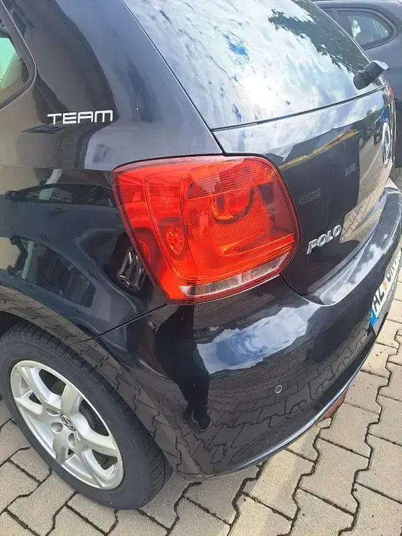 Gebraucht VW Polo Team 69 PS (50 kW) 2010 Schwarz Kleinwagen