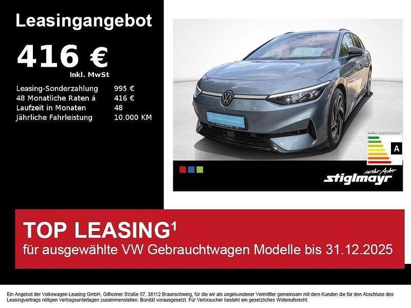 Stonewashed blue metallic Gebraucht 2024 VW ID.7 Pro Limousine | 47.990 € (Teuer) - Bild 1/4