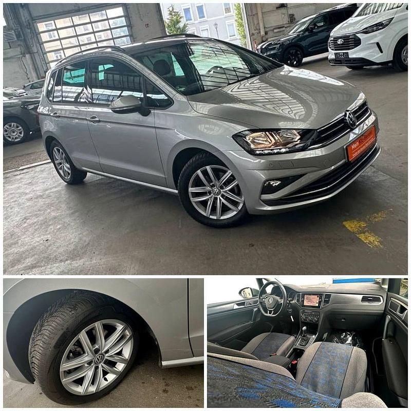 Silber Gebraucht 2018 VW Golf Sportsvan Comfortline Van / Kleinbus | 16.950 € (Guter Preis) - Bild 1/3
