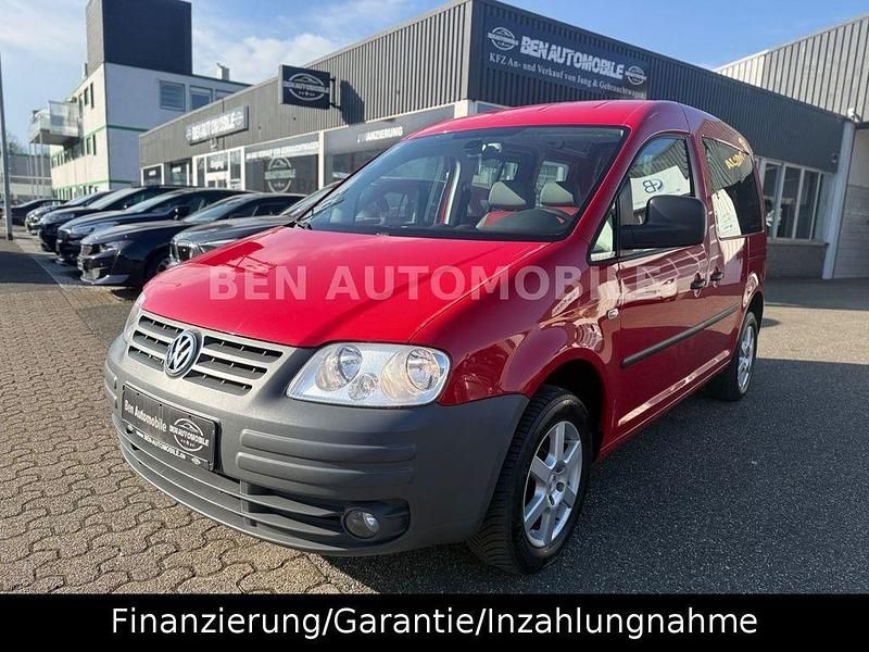 Gebraucht VW Caddy Team 80 PS (58 kW) 2008 Rot Van / Kleinbus