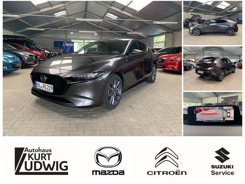 Machine gray Gebraucht 2023 Mazda 3 Exclusive-Line Limousine | 26.990 € (Etwas zu teuer) - Bild 1/4