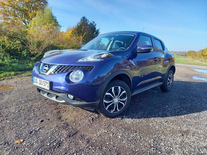 Blau Gebraucht 2017 Nissan Juke Acenta SUV | 8.950 € (Fairer Preis) - Bild 1/4