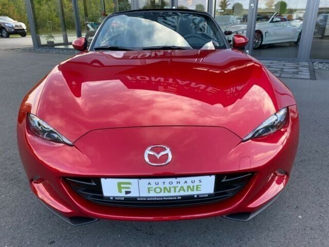 Gebraucht Mazda MX5 Sports-Line 160 PS (117 kW) 2016 Rubinrot metallic (metallic) Cabrio