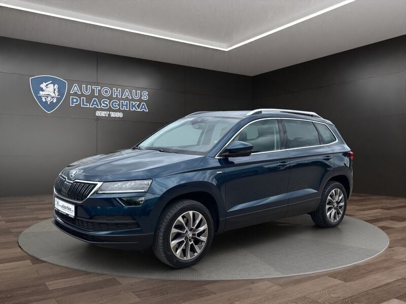 Lavablau Gebraucht 2021 Skoda Karoq Clever SUV | 21.950 € (Guter Preis) - Bild 1/4