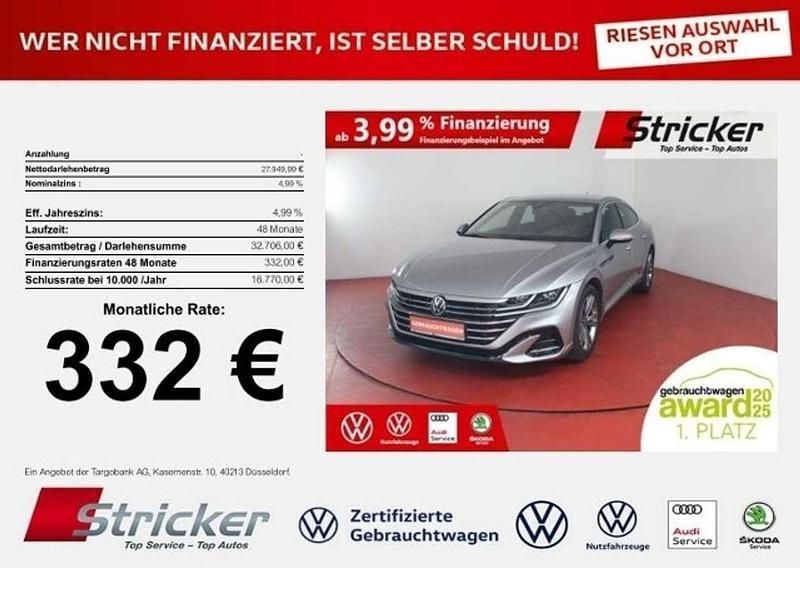 Pyritsilber metallic Gebraucht 2022 VW Arteon R-line Limousine | 27.950 € (Superpreis) - Bild 1/4