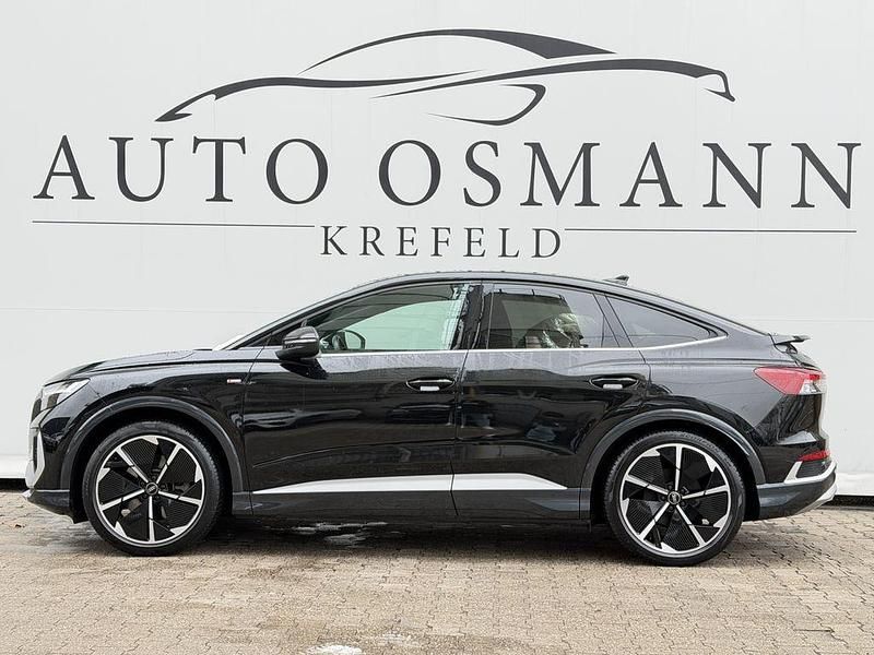 Gebraucht Audi Q4 Sportback e-tron S-Line 219 kW (299 PS) 2023 Mythosschwarz metallic SUV