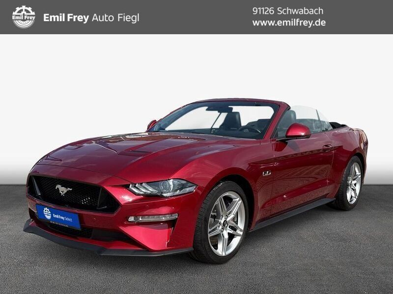 Rubyrot metallic Gebraucht 2019 Ford Mustang GT Convertible Cabrio | 38.990 € (Superpreis) - Bild 1/4