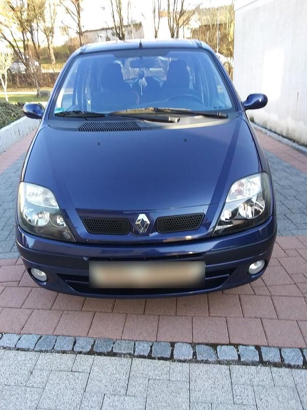 Gebraucht Renault Scénic 107 PS (78 kW) 2003 Blau Van / Kleinbus