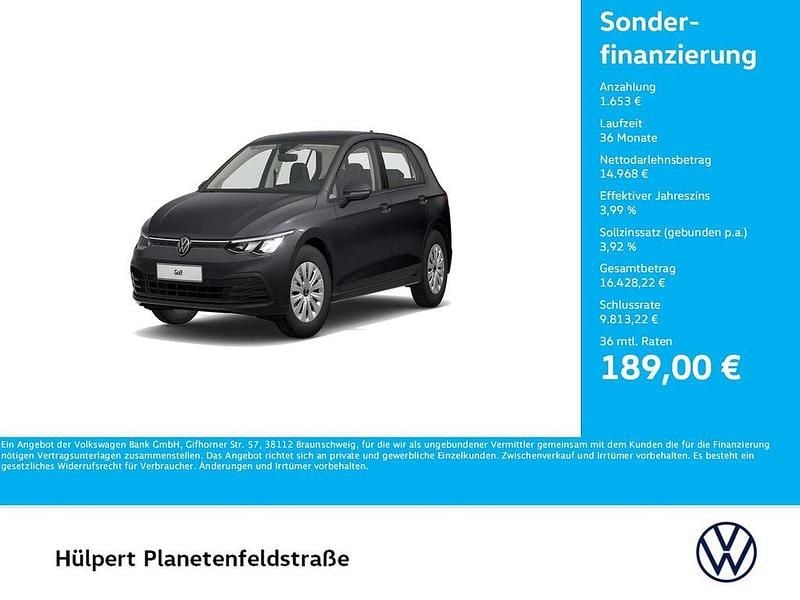 Gebraucht VW Golf VIII Basis 116 PS (85 kW) 2022 Grau Limousine